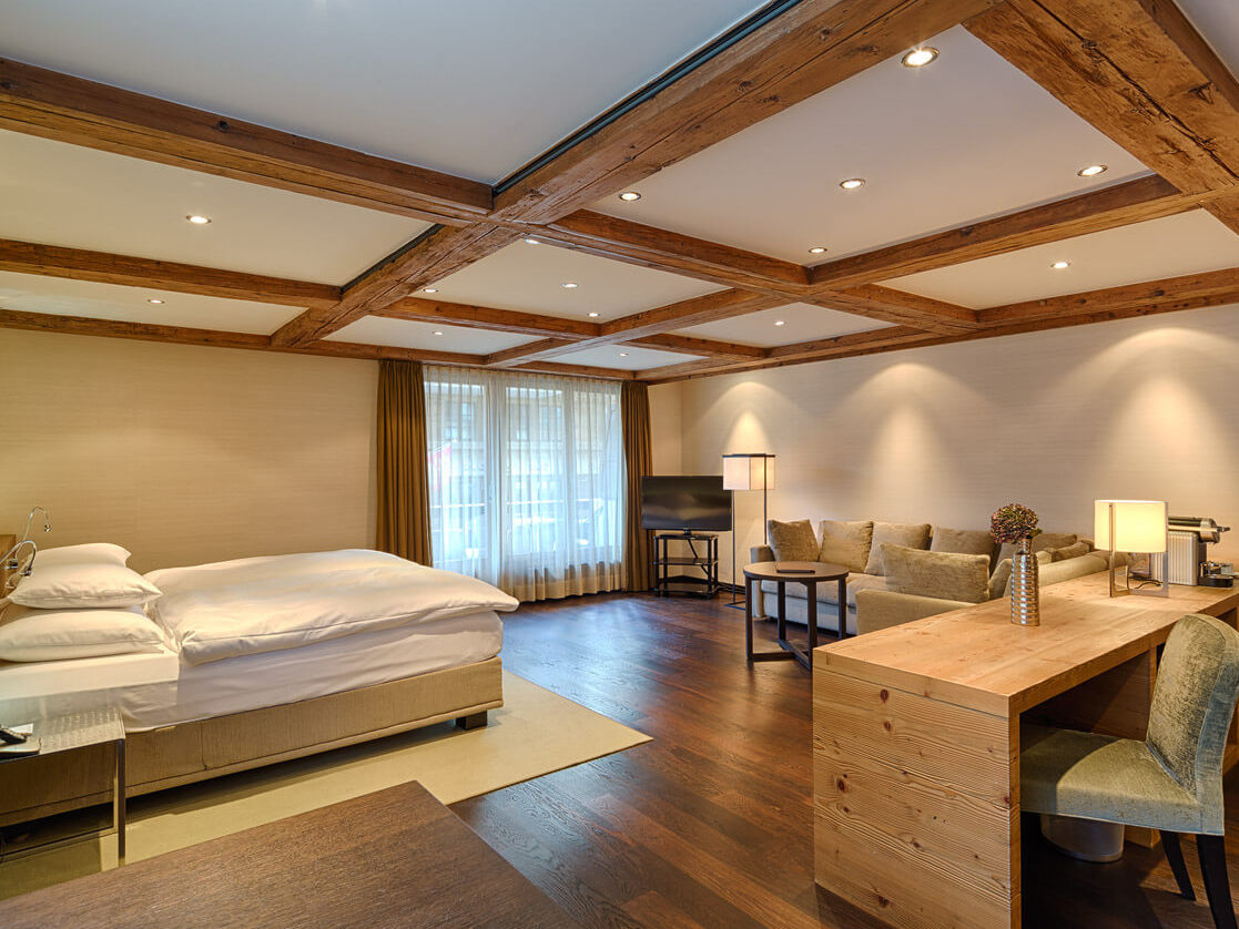 Suite in Hotel Bernerhof in Gstaad